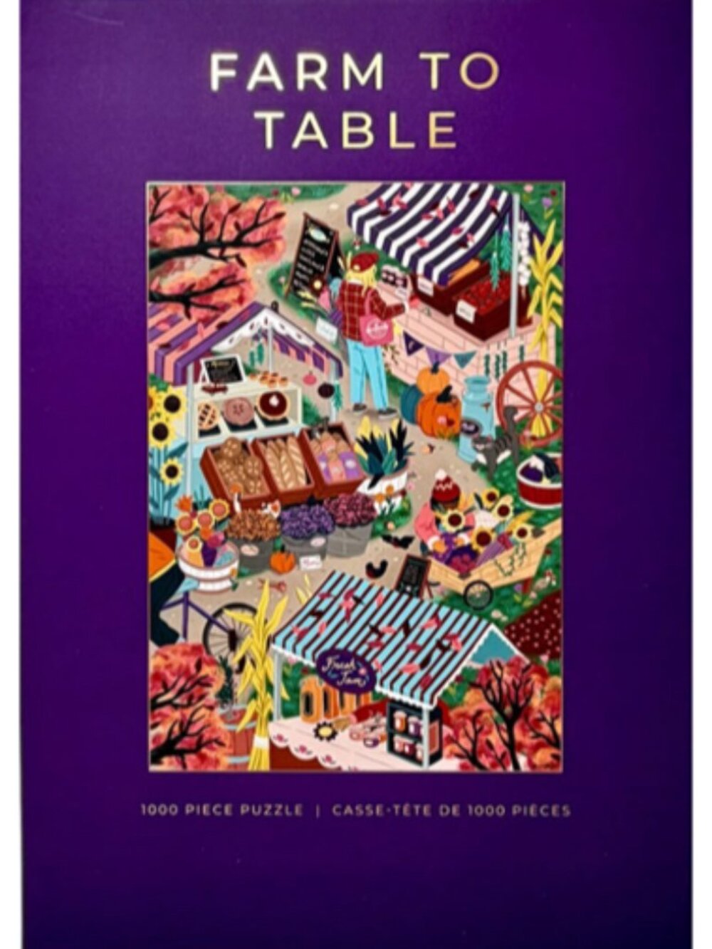 Hobbry Farm to Table 1000 Piece Jigsaw Puzzle New Sealed Rachel Bowen